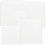 Creativ Company Canvas, D: 1,6 cm, afm 15x15 cm, 360 gr, wit, 40 stuk/ 1 doos
