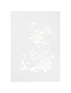 Viva Decor Flexibel sjabloon, bloemen, A4, vel 210x297 mm, 1 stuk