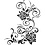 Viva Decor Flexibel sjabloon, bloemen, A4, vel 210x297 mm, 1 stuk