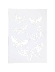 Viva Decor Flexibel sjabloon, vlinders, A4, vel 210x297 mm, 1 stuk