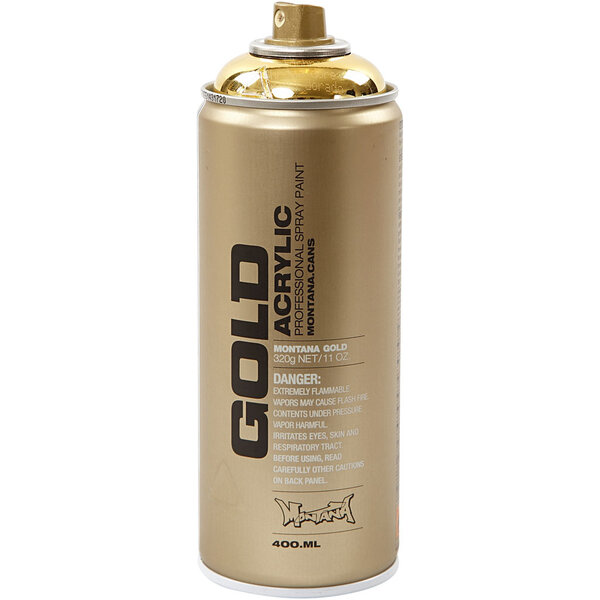 Montana Spray Verf, goud, 400 ml/ 1 Doosje