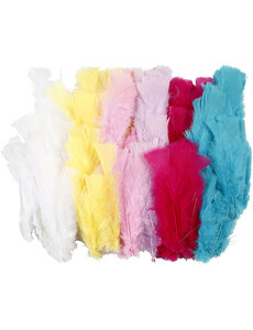 Creativ Company Veren, L: 11-17 cm, diverse kleuren, 144 bol/ 1 doos