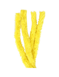 Creativ Company Chenille, L: 40 cm, dikte 30 mm, geel, 4 stuk/ 1 doos