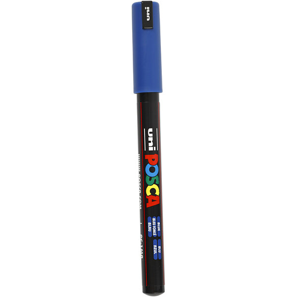 Posca Marker, afm PC-1MR, lijndikte 0,7 mm, extra-fijn, blauw, 1 stuk