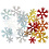 Creativ Company Pailletten, afm 25+45 mm, diverse kleuren, 250 gr/ 1 doos