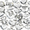 Creativ Company Strasstenen, afm 6+10+14 mm, zilver, 252 stuk/ 1 doos