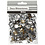 Creativ Company Strasstenen, rond, afm 6+9+12 mm, gouden glans, 360 stuk/ 1 doos