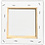 Creativ Company Canvas, D: 1.6 cm, afm 15x15 cm, 360 gr, wit, 1 stuk