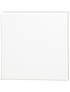 Creativ Company Canvas, D: 1.6 cm, afm 20x20 cm, 360 gr, wit, 10 stuk/ 1 doos