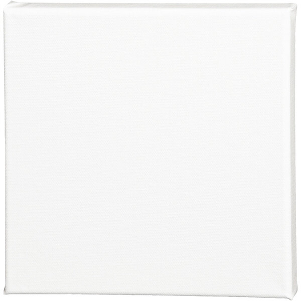 Creativ Company Canvas, D: 1.6 cm, afm 20x20 cm, 360 gr, wit, 10 stuk/ 1 doos