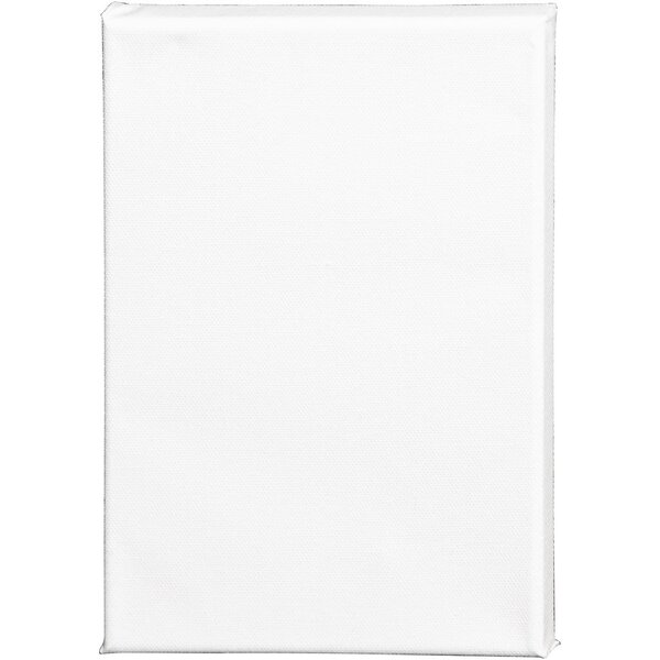 Creativ Company Canvas, D: 1.6 cm, afm 18x24 cm, 360 gr, wit, 10 stuk/ 1 doos