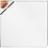 Creativ Company Canvas, D: 1.6 cm, afm 30x30 cm, 360 gr, wit, 10 stuk/ 1 doos