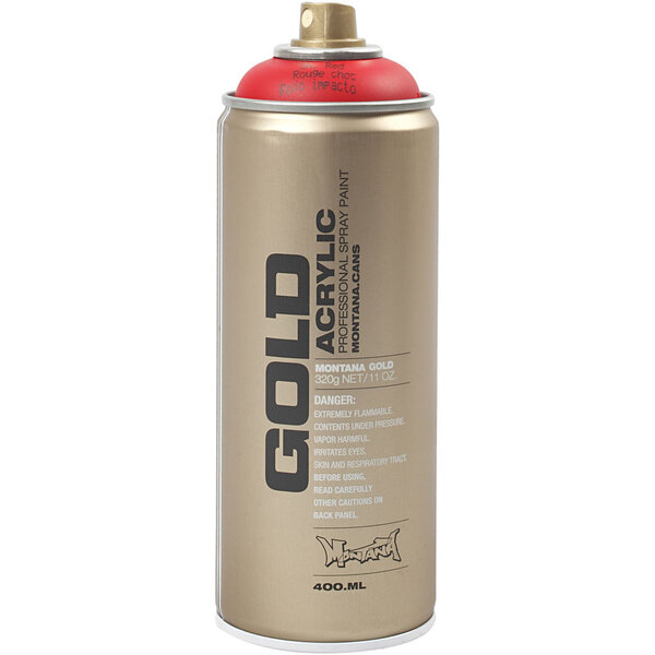 Montana Spray Verf, rood, 400 ml/ 1 Doosje