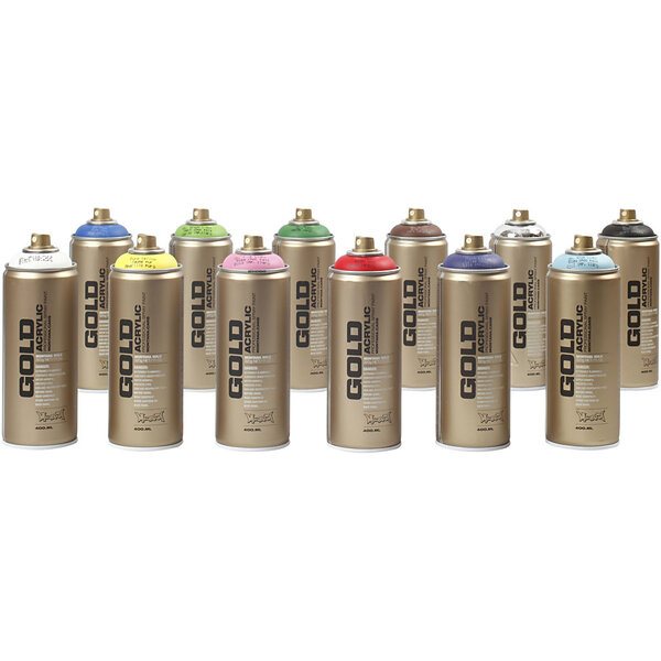 Montana Spray Verf, 12x400 ml/ 1 doos
