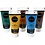 Creativ Company Acryl Verf, Natuurlijke kleuren, semi-glanzend, diverse kleuren, 5x75 ml/ 1 doos