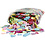 Creativ Company Pailletten, afm 15-45 mm, parelmoer kleuren, 400 gr/ 1 doos