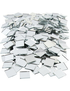 Creativ Company Spiegel mozaiek tegels, afm 16x16 mm, dikte 1 mm, 500 stuk/ 1 doos