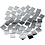 Creativ Company Spiegel mozaiek tegels, afm 16x16 mm, dikte 1 mm, 500 stuk/ 1 doos