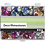 Creativ Company Strasstenen in display box, rond, sterren, harten, d 6+7+9+10+11+12+14+16 mm, blauw, roze, zilver, 300 stuk/ 1 doos