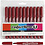 Colortime Colortime stiften, lijndikte 5 mm, wijnrood, 12 stuk/ 1 doos