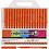 Colortime Colortime stiften, lijndikte 2 mm, oranje, 18 stuk/ 1 doos