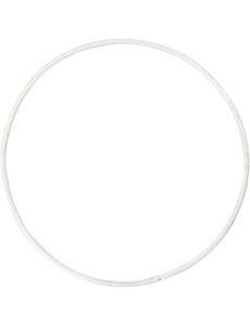Creativ Company Metalen draadring, d 10 cm, dikte 2 mm, wit, 10 stuk/ 1 doos