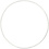 Creativ Company Metalen draadring, d 10 cm, dikte 2 mm, wit, 10 stuk/ 1 doos