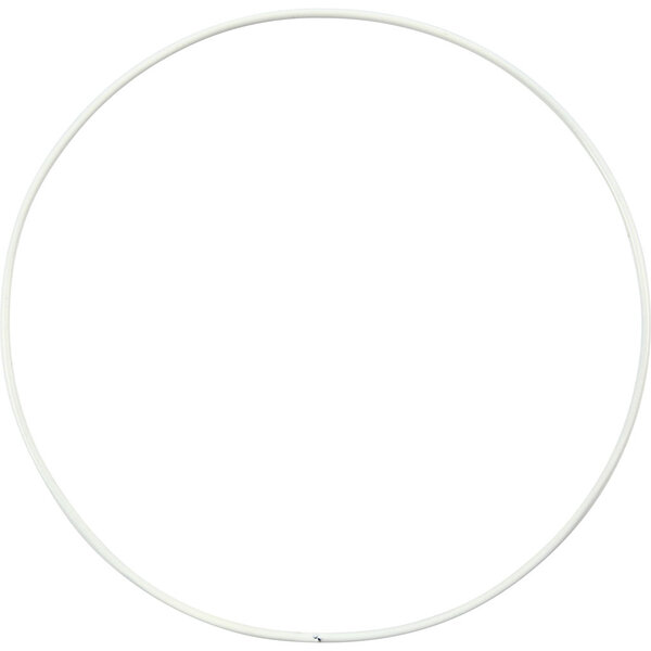 Creativ Company Metalen draadring, d 15 cm, dikte 2 mm, wit, 10 stuk/ 1 doos