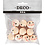 Creativ Company Hoofden, d 22 mm, licht beige, 10 stuk/ 1 doos