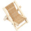 Creativ Company Strandstoel, L: 9,5 cm, B: 7,5 cm, 1 stuk