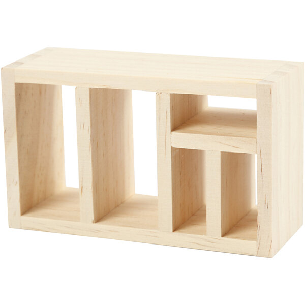 Creativ Company Boekenplank, H: 10 cm, L: 6 cm, B: 4 cm, 1 stuk
