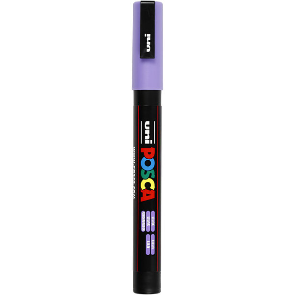 Uni-Posca Posca Marker, afm PC-3M, lijndikte 0,9-1,3 mm, fijn, lilac, 1 stuk