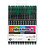 Colortime Colortime fineliners, lijndikte 0,6-0,7 mm, donkergroen, 12 stuk/ 1 doos