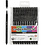 Colortime Colortime fineliners, lijndikte 0,6-0,7 mm, zwart, 12 stuk/ 1 doos