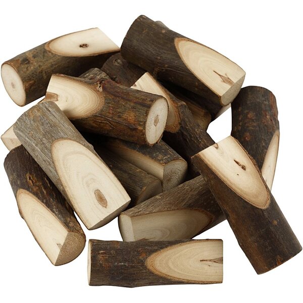 Creativ Company Decoratieve boomstam, H: 8 cm, d 2,5-3,5 cm, 15 stuk/ 1 doos