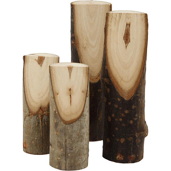 Creativ Company Decoratieve boomstam, H: 8+12 cm, d 2,5-3,5 cm, 4 stuk/ 1 doos