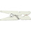 Creativ Company Mini wasknijpers, L: 25 mm, B: 3 mm, wit, 36 stuk/ 1 doos