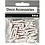 Creativ Company Mini wasknijpers, L: 25 mm, B: 3 mm, wit, 36 stuk/ 1 doos