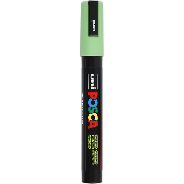 Uni-Posca Posca Marker, afm PC-5M, lijndikte 2,5 mm, medium, apple Green, 1 stuk