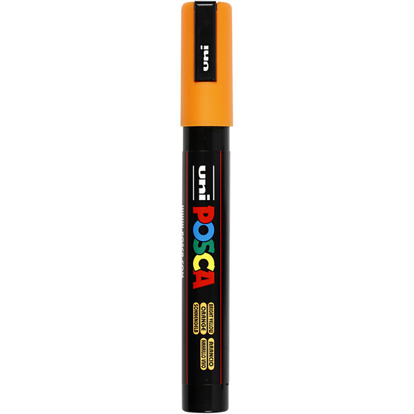 Uni-Posca Posca Marker, afm PC-5M, lijndikte 2,5 mm, medium, oranje, 1 stuk