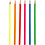 Colortime Colortime Kleurpotloden, L: 17,45 cm, vulling 3 mm, neon kleuren, 6 stuk/ 1 doos