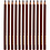 Colortime Kleurpotloden, L: 17,45 cm, vulling 5 mm, JUMBO, bruin, 12 stuk/ 1 doos
