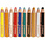 Woody 3-in-1, L: 11 cm, dikte 16 mm, vulling 10 mm, diverse kleuren, 10 stuk/ 1 doos