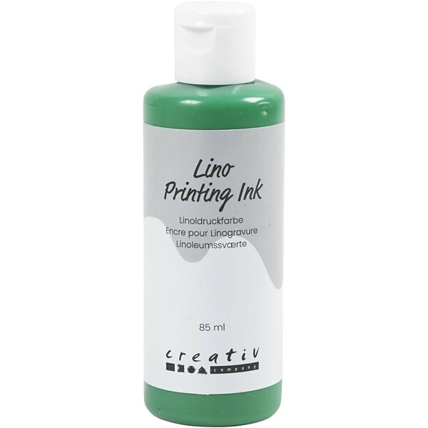 Creativ Company Linoleum Verf, groen, 85 ml/ 1 fles