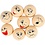 Creativ Company Hoofden, d 30 mm, licht beige, 16 stuk/ 1 doos