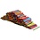 Creativ Company Constructiehoutjes, L: 11,4 cm, B: 10 mm, diverse kleuren, 1000 stuk/ 1 doos