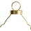 Creativ Company Metalen hanger, d 13 mm, gatgrootte 5 mm, goud, 25 stuk/ 1 doos