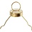 Creativ Company Metalen hanger, d 13 mm, gatgrootte 5 mm, goud, 25 stuk/ 1 doos