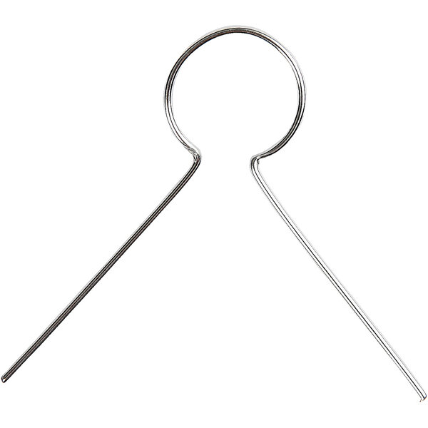 Creativ Company Metalen hanger, L: 22 mm, gatgrootte 8 mm, verzilverd, 50 stuk/ 1 doos