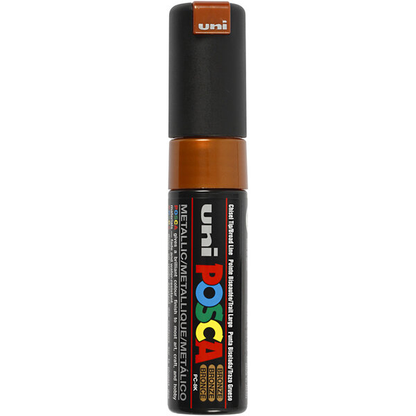 Posca Marker, afm PC-8K, lijndikte 8 mm, breed, brons, 1 stuk